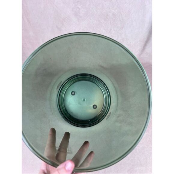 Vintage Y2K Metallic Waste Basket Bin Space Age Style Trashcan - Picture 4 of 8